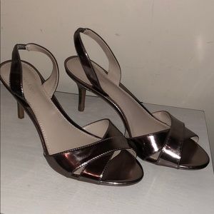 Calvin Klein Metallic heels
